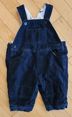 3-6M Corduroy Overalls , Kids 6 Month (3-6M)