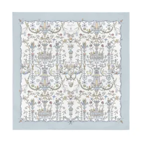 Atelier Choux Muslin Toile De Jouy Blue 100x100cm