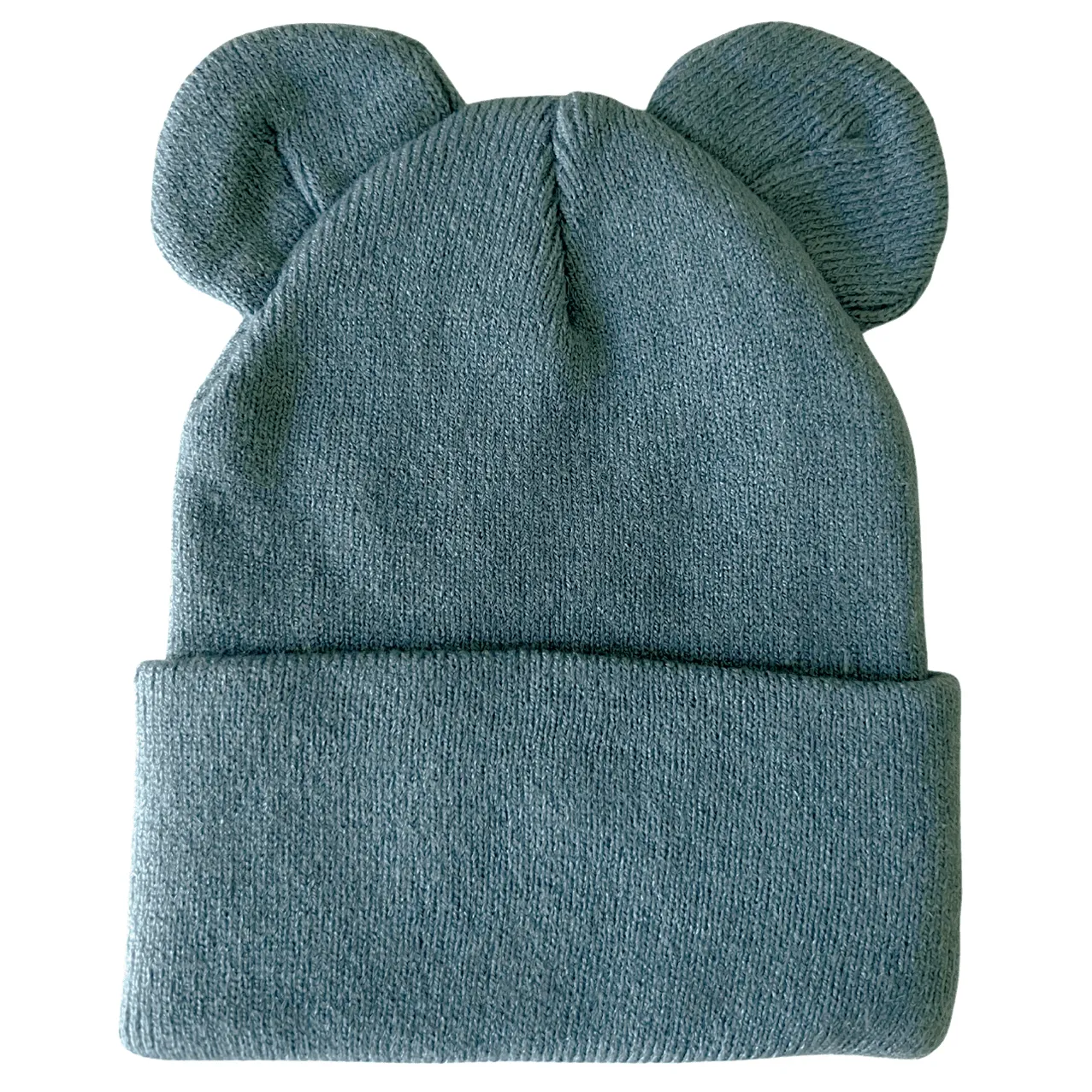 Baby Hat - Sky Blue Bear Print