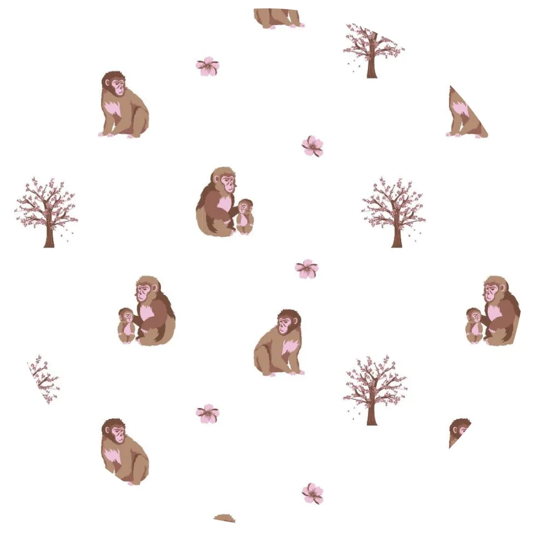 Macaque | Posy Quilted Blanket 35x35"