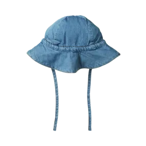 Nature Baby - Chambray Sunhat - Sky