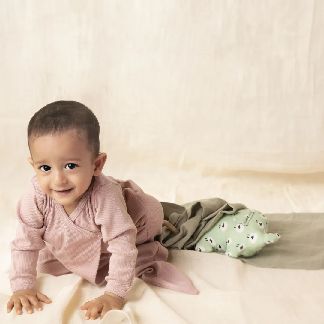 Sage Organic Cotton Muslin Swaddle Wrap
